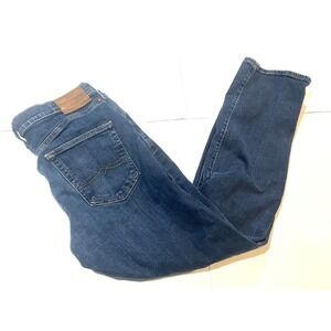 Lucky Brand Jeans Mens 33x28 Blue 410 Athletic Slim Straight Medium Wash Denim